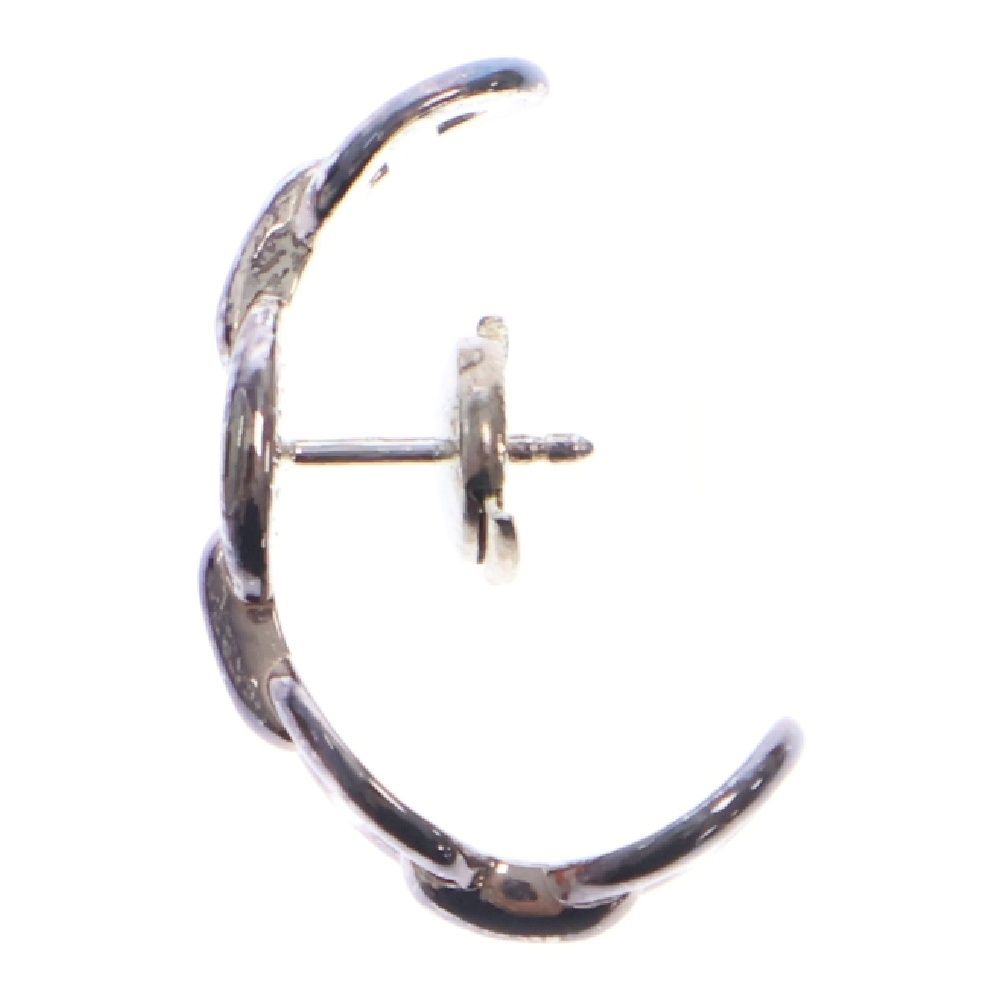 HERMES ファランドール mm ピアス シルバー シェーヌダンクル HERMES