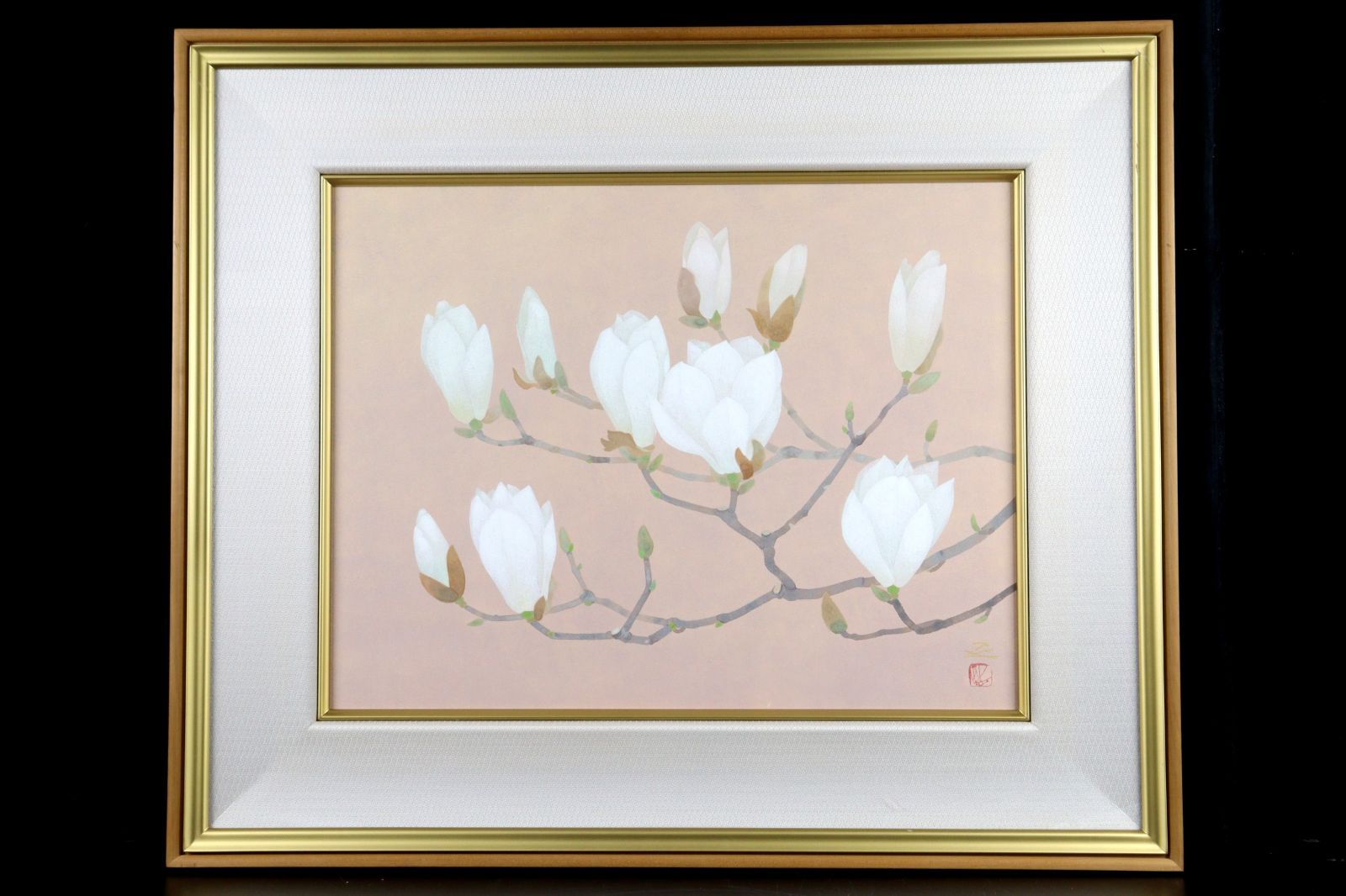 掛け軸 高月玉峰 富士 絹本 希少 軸装 茶道具 掛軸 美品 です。 掛け軸