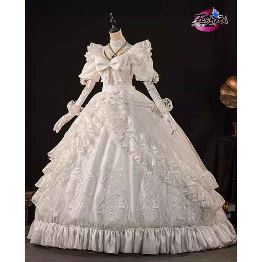 江南猫次 第五人格 IdentityV コスプレ 血の女王 約束された日 花嫁マリー 衣装 パニエ付き BJ0925ML ハロウィン