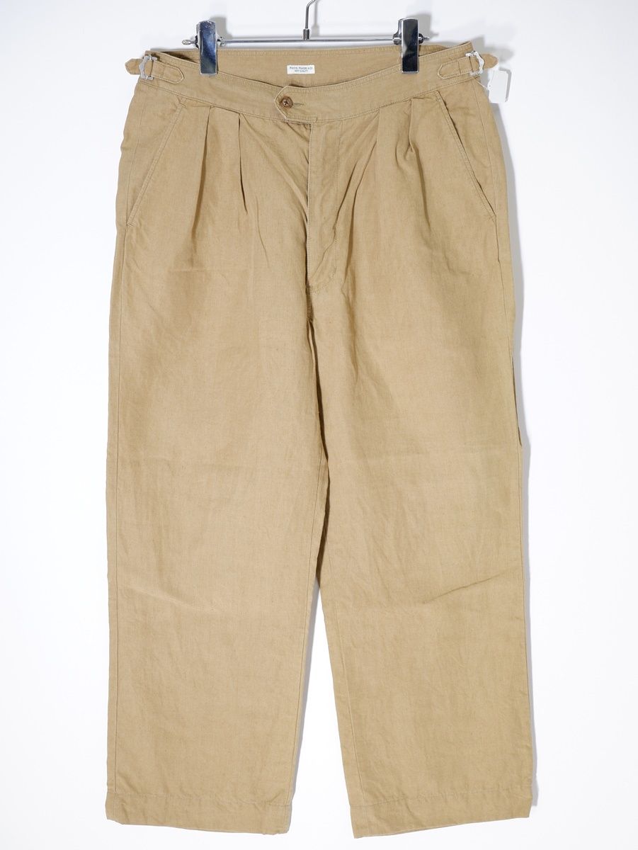 PHIGVEL MAKERS & Co.フィグベル LINEN 2TUCK TROUSERSリネン2タック