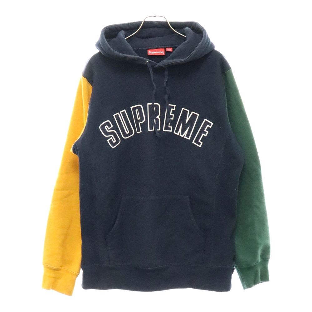 SUPREME (シュプリーム) 16AW Color Blocked Arc Logo Hooded カラーブロック アーチロゴ プルオーバーパーカー  マルチカラー - メルカリ