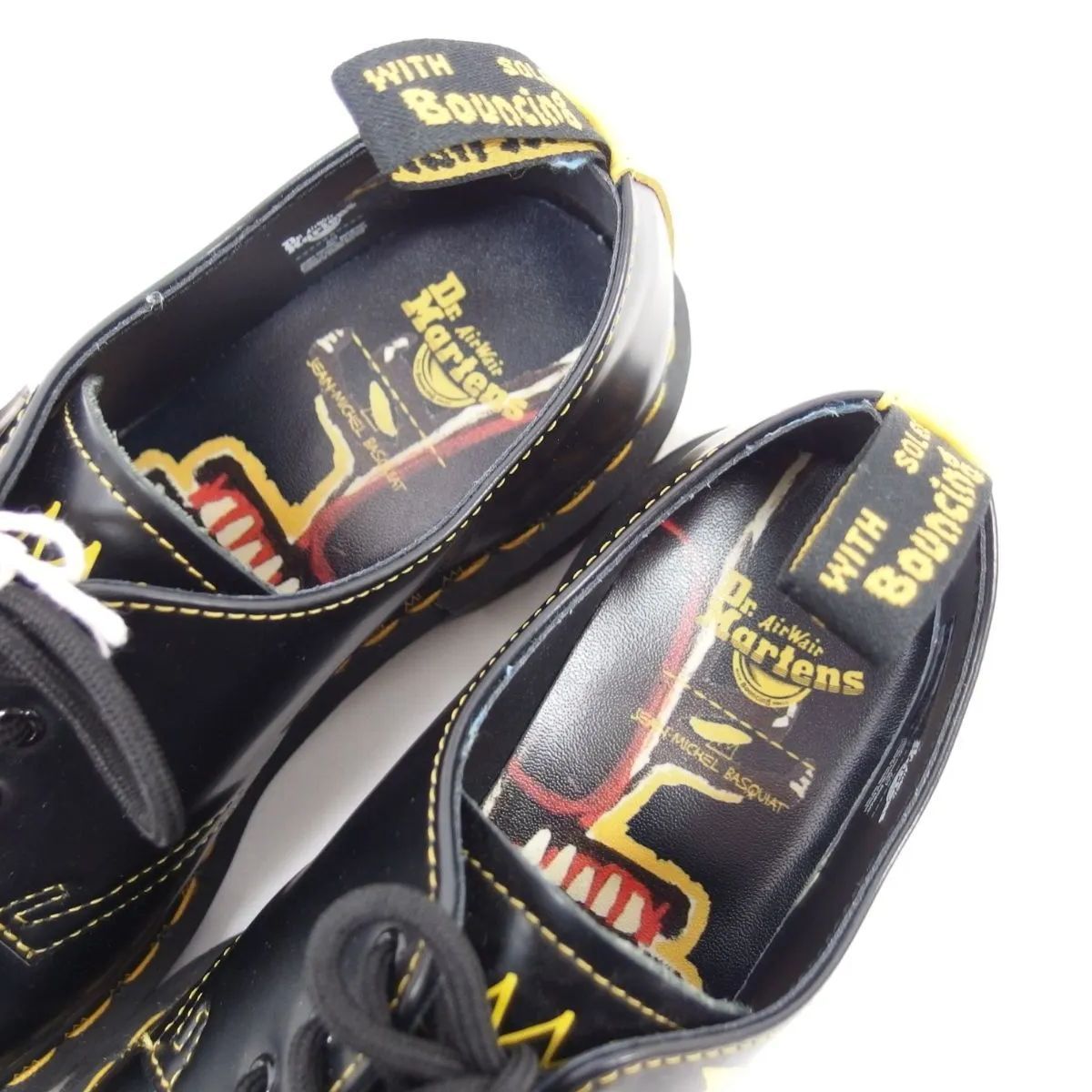 Dr.Martens ドクターマーチン バスキアコラボ 3ホールシューズ - メルカリ