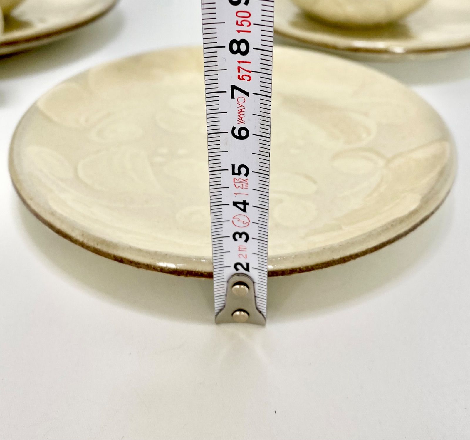 削除前最終価格　バラ売り不可　新品　山城尚子さん　やちむんセット 新品】やちむん 山城窯 山城尚子さん カップ&ソーサー 3点