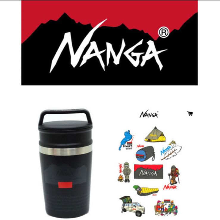 NANGA×STANLEY ナンガ スタンレー　タンブラー　ブラック　新品未使用 NANGA×STANLEY スタッキング真空パイント ナンガ スタンレー