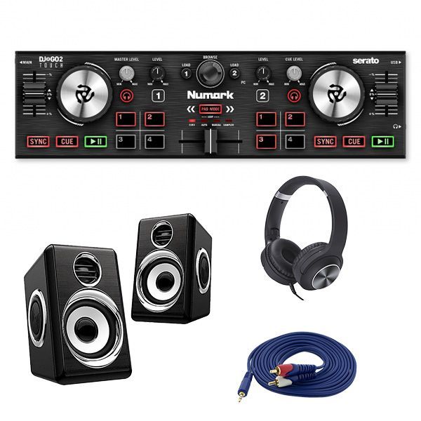 全部入り低音ブーストスピーカーセット Numark ヌマーク | DJ2GO2 Touch Serato DJ Lite 付属
