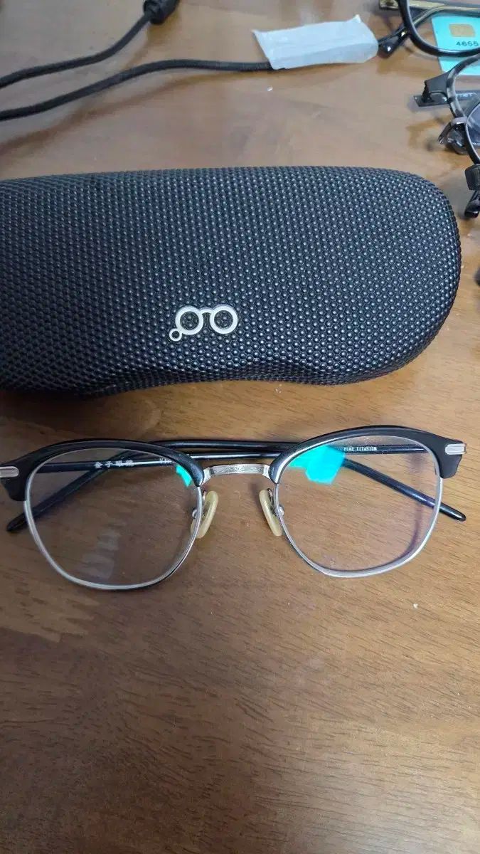 天然石 翡翠（ひすい）ライトカラー 4mm玉 丸玉 メガネチェーン