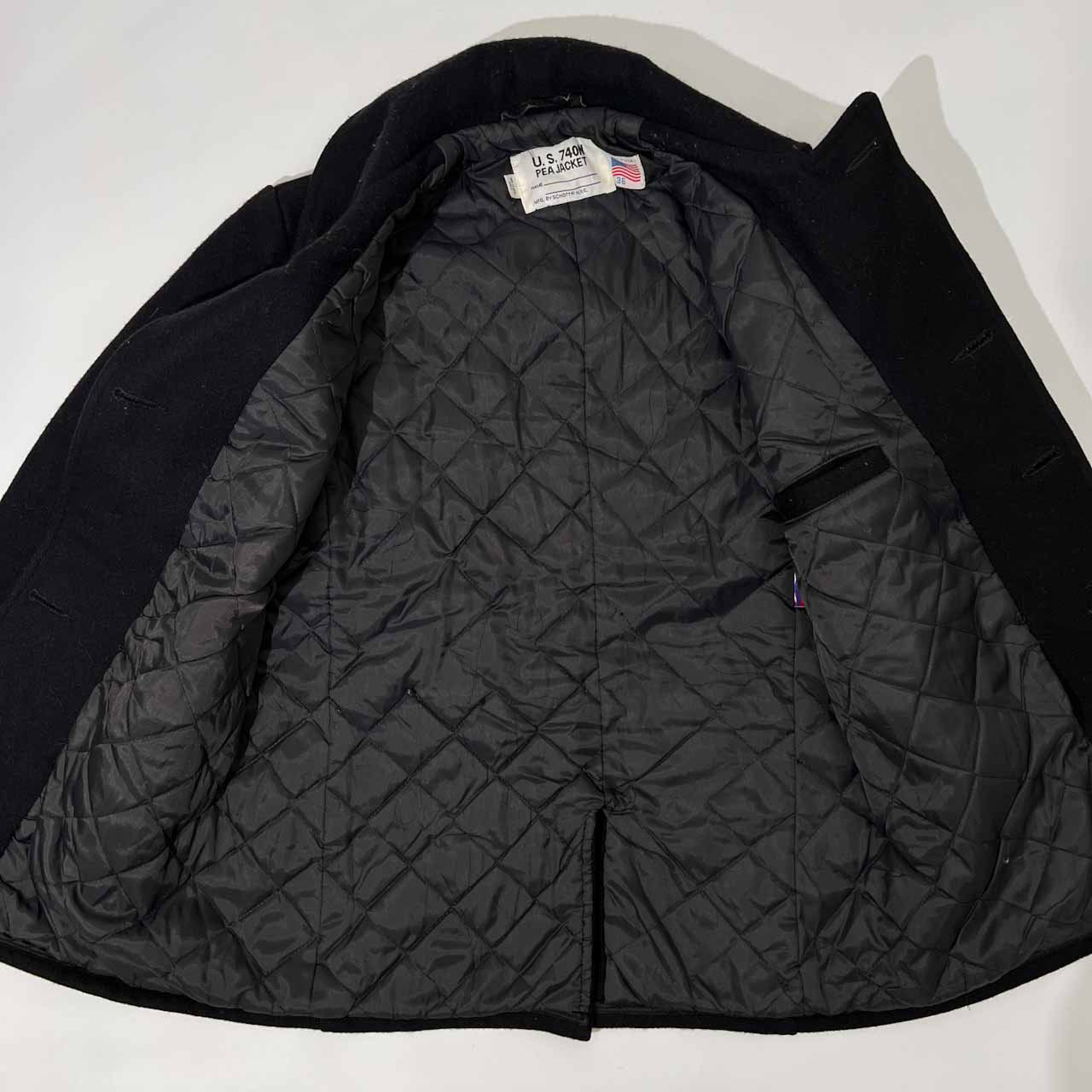 90s USA製 Schott ショット ビンテージ U.S 740N ピーコート Pコート