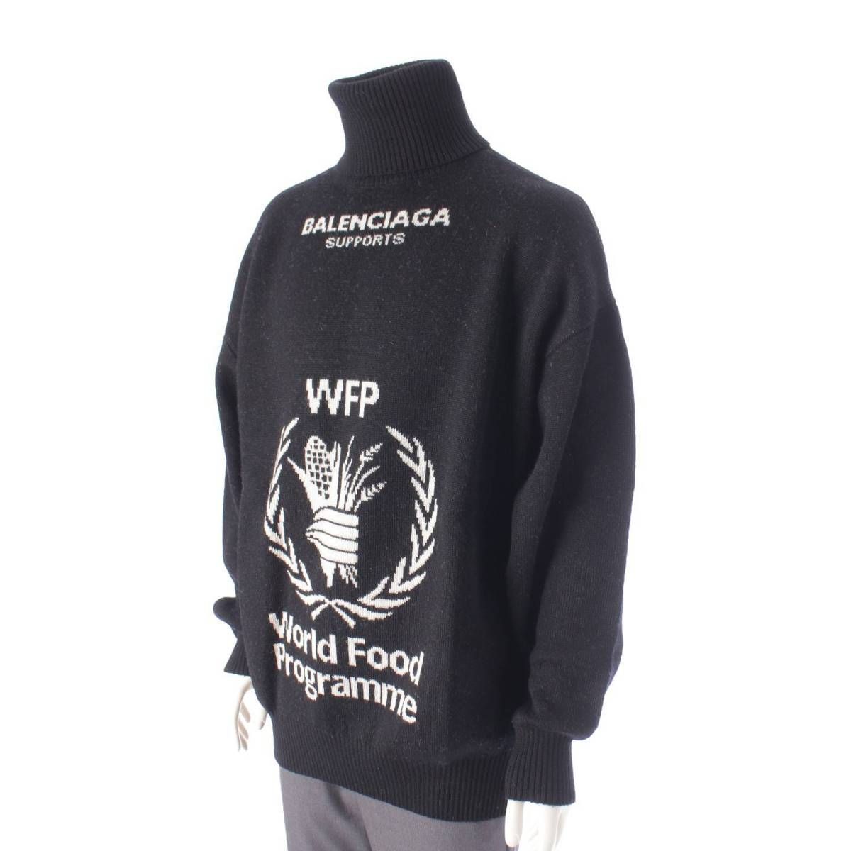 バレンシアガ】Balenciaga メンズ 18年 WFP ロゴ タートルネック 