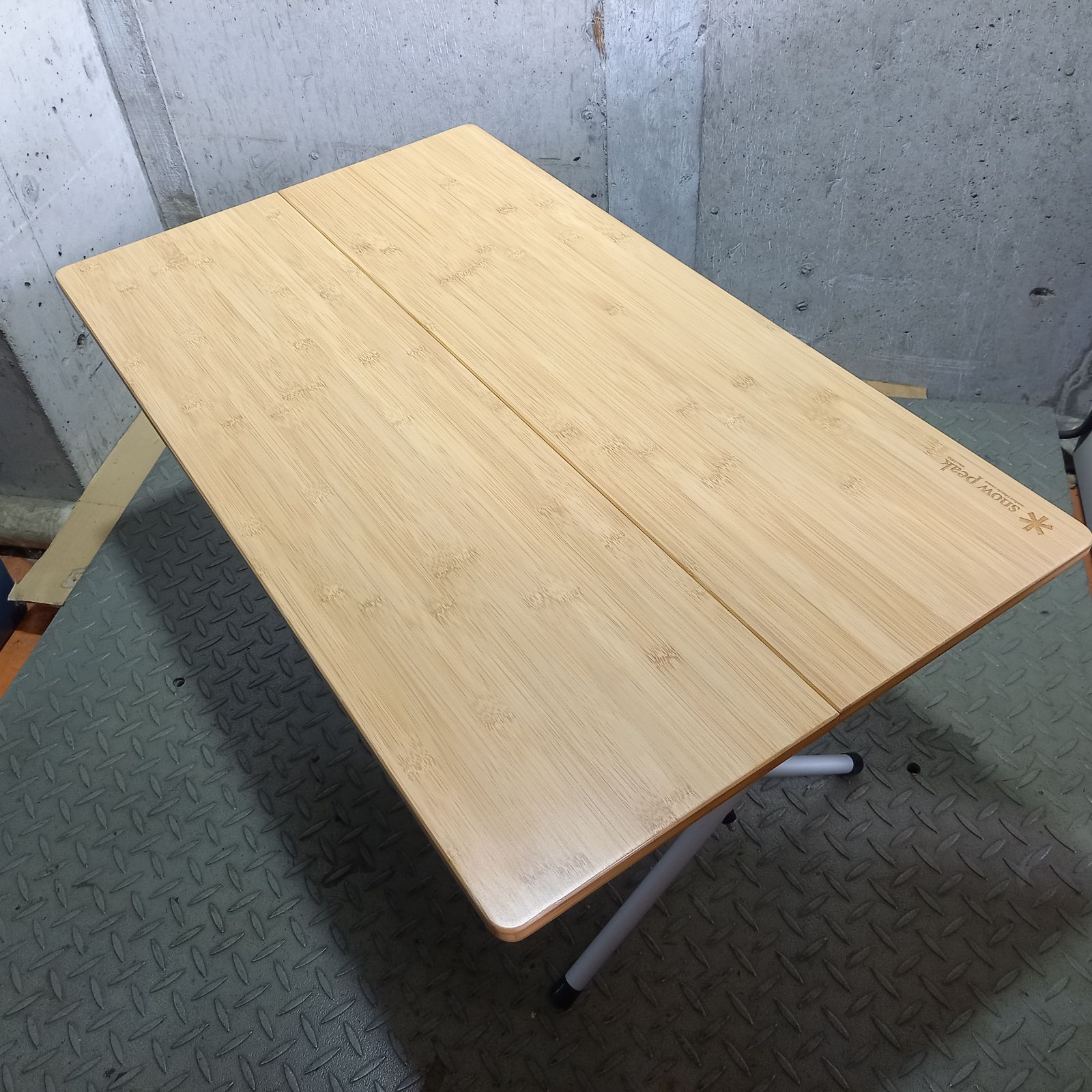 ワンアクションテーブルロング Light Bamboo LV-015TL snow peak ワン