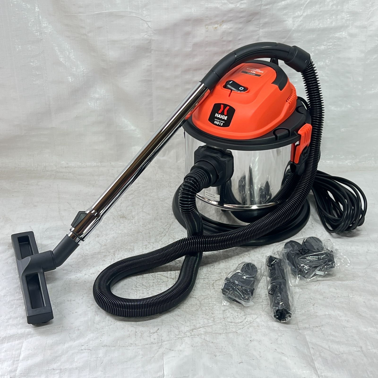 業務用 掃除機 乾湿両用 1000w 15L ブロアー 機能付 HG15 692-6