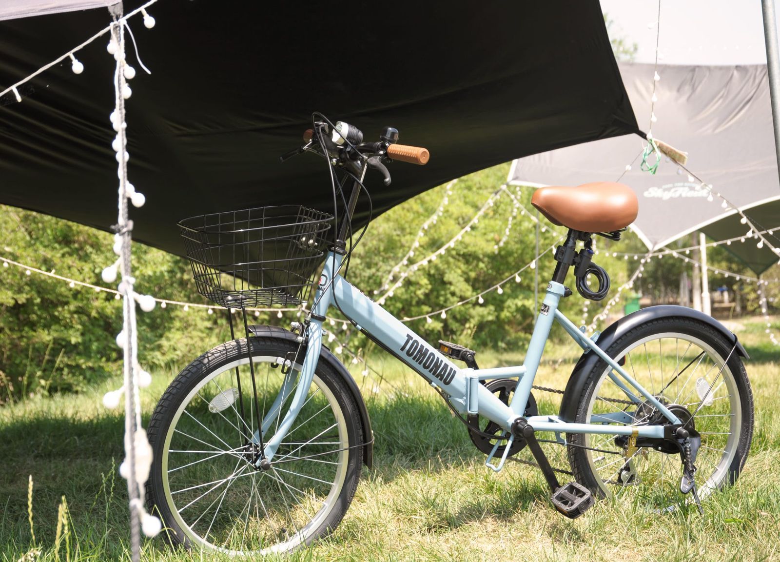 商品 カゴ シマノ6段変速 ワイヤー錠 ライト付き 20インチ 通勤 通学 折りたたみ自転車 街乗 前後泥除け装備 折り畳み自転車 ハンドルの高さ調節できる 小径車 TOMONAU ミニベロ DECORATOM_COM_BR