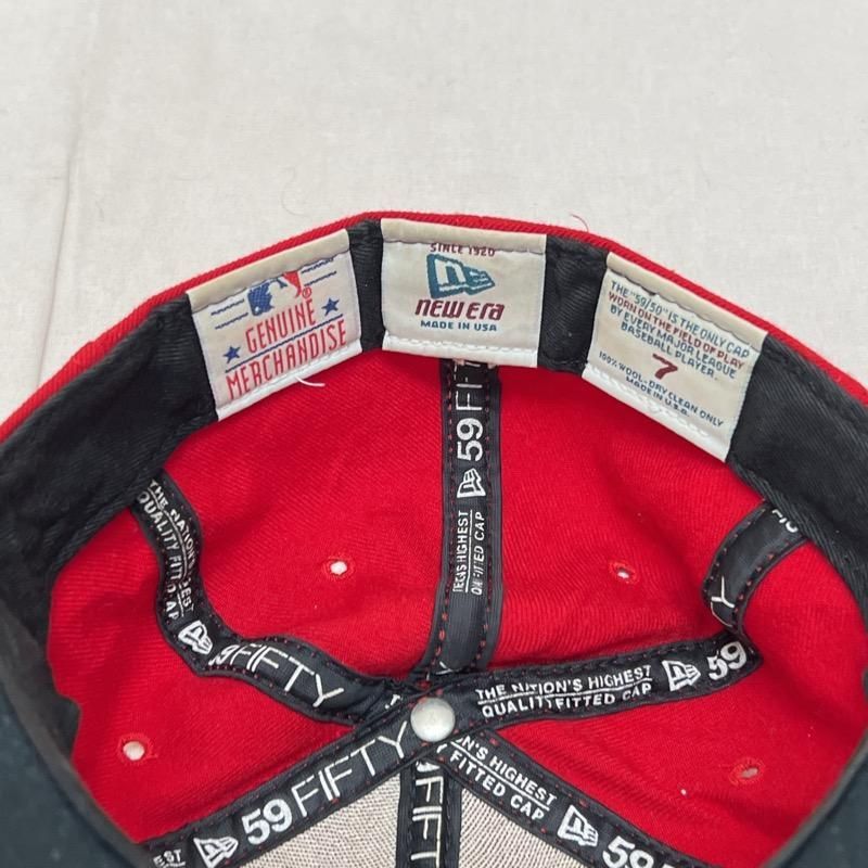 90s USA製 NYヤンキース 漢字ロゴ キャップ 刺繍 ヴィンテージ