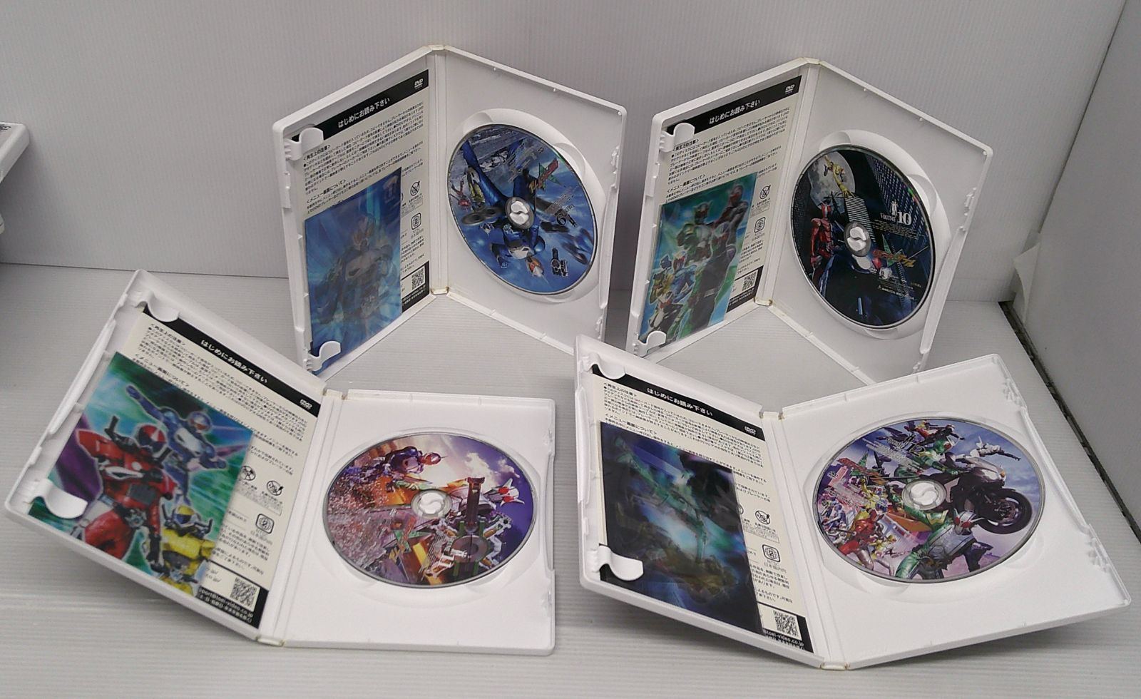 開封品】仮面ライダーW(ダブル) 全12巻セット【1巻特典欠品、ディスク