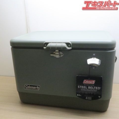 未使用 Coleman コールマン 54QT スチールベルト（Ｒ）クーラー（セージ）クーラーボックス ハードクーラー 2159598 - メルカリ