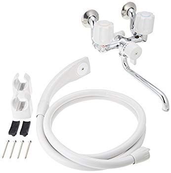 SANEI(サンエイ)　ツーバルブシャワー混合栓　ホース長160cm　寒冷地用 SANEI(サンエイ) ツーバルブシャワー混合栓 ホース長160cm 寒冷