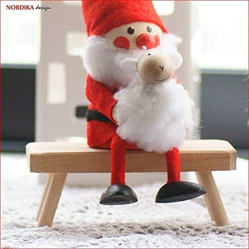 NORDIKA nisse ノルディカ ニッセ クリスマス 木製人形 (白木のベンチ