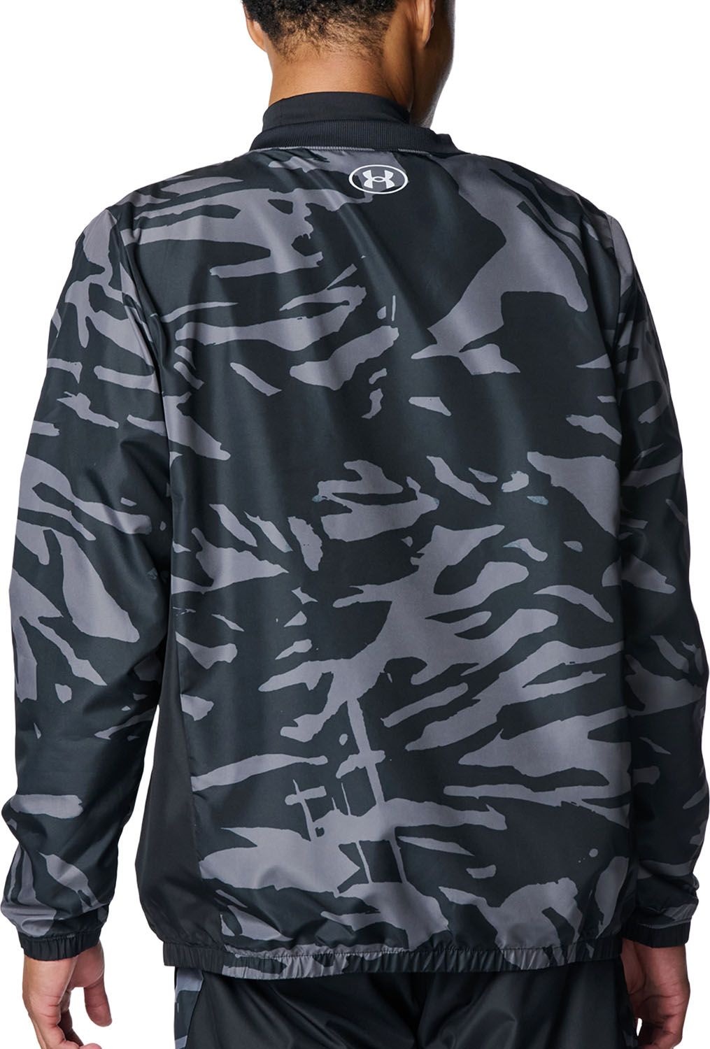 アンダーアーマー UNDER ARMOUR 野球-ソフトボール UA NOVELTY V-NECK JACKET メンズ ジャケット アウター 撥水 Vネック 裏メッシュ 部活 クラブ 練習 トレーニング 6007971 001 BLACK