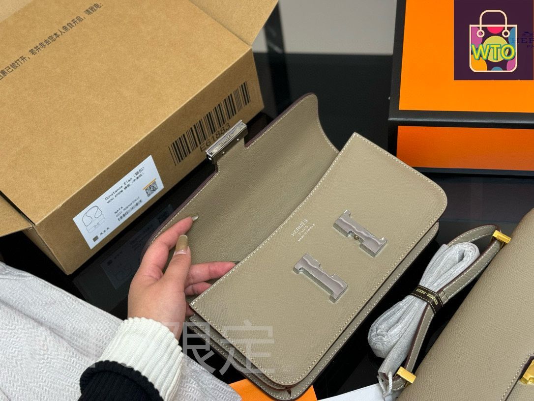 今日 Herm s エルメス ケリー 横型 最新改良版 レザー製 折りたたみボックス付き DECORATOM_COM_BR