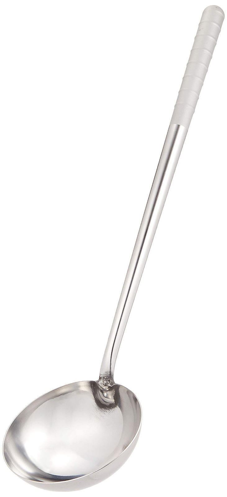 迅速発送】EBM オールステンレス ブラスト加工 中華お玉 中