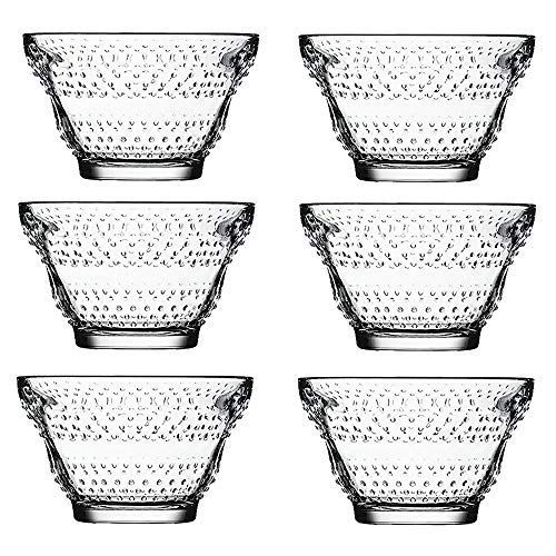 テーブルウェアイースト デザートカップ200cc ガラス 6個セット ドット 小鉢 ディナー食器セット 迅速発送テーブルウェアイースト デザートカップ200cc ガラス 6個