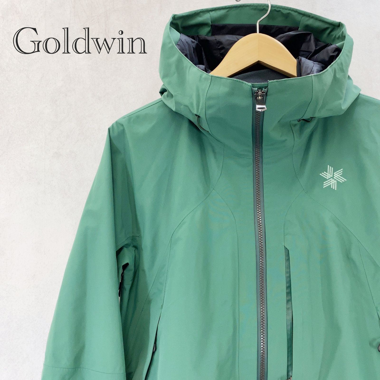 1セット10枚 スポーツ Goldwin フード付きアウターウェア 青緑