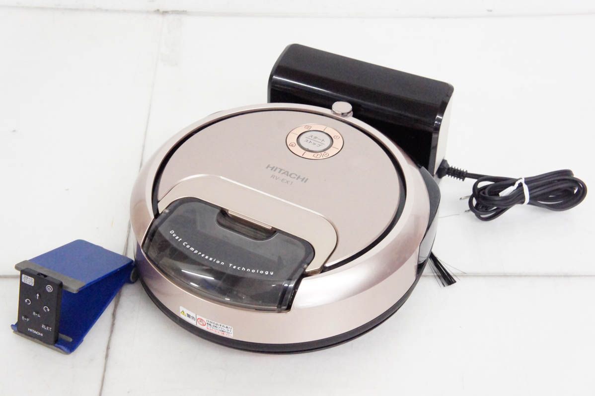 C 日立 ロボットクリーナー minimaru ミニマル RV-EX1 充電式掃除機