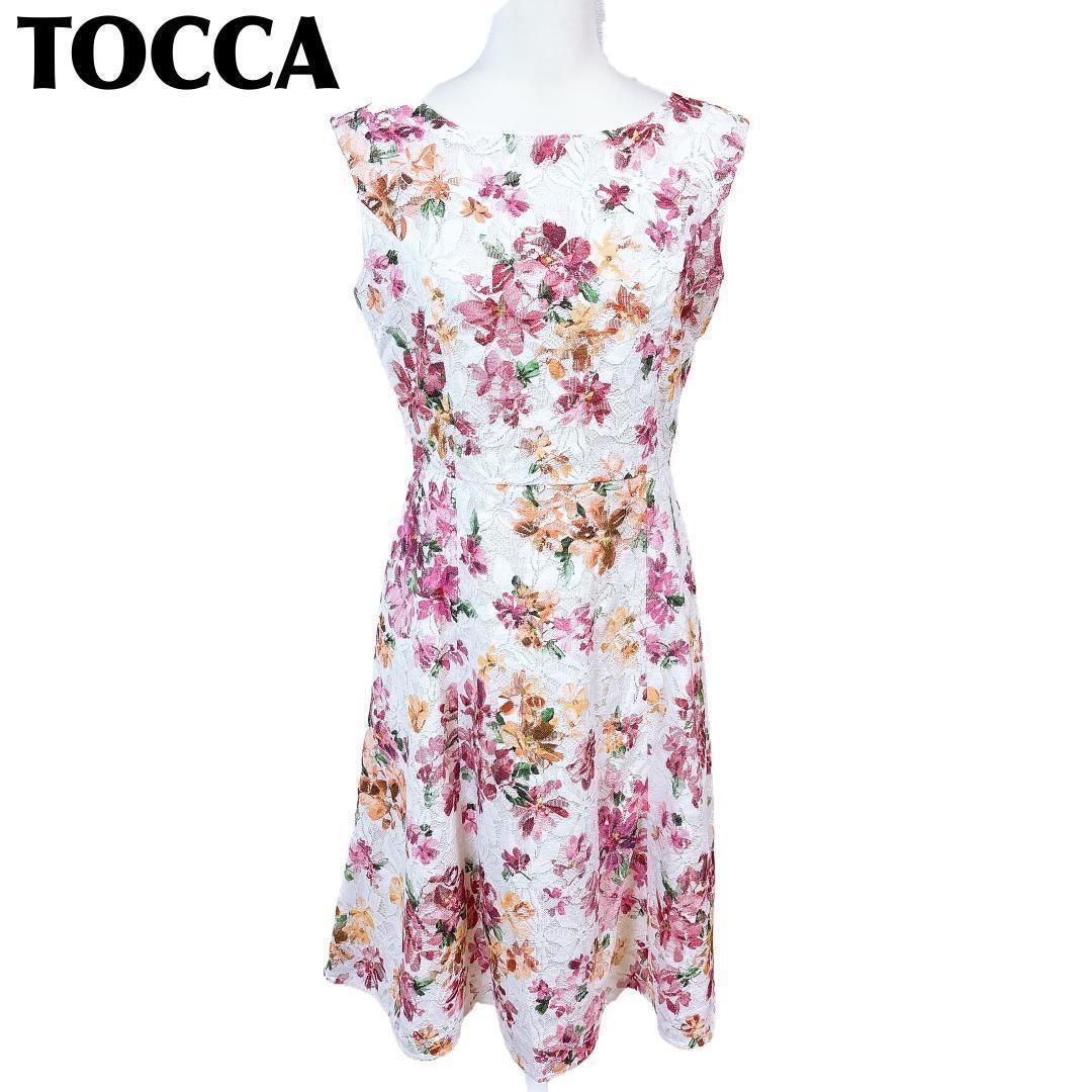 トッカ TOCCA ノースリーブワンピース 6 花柄