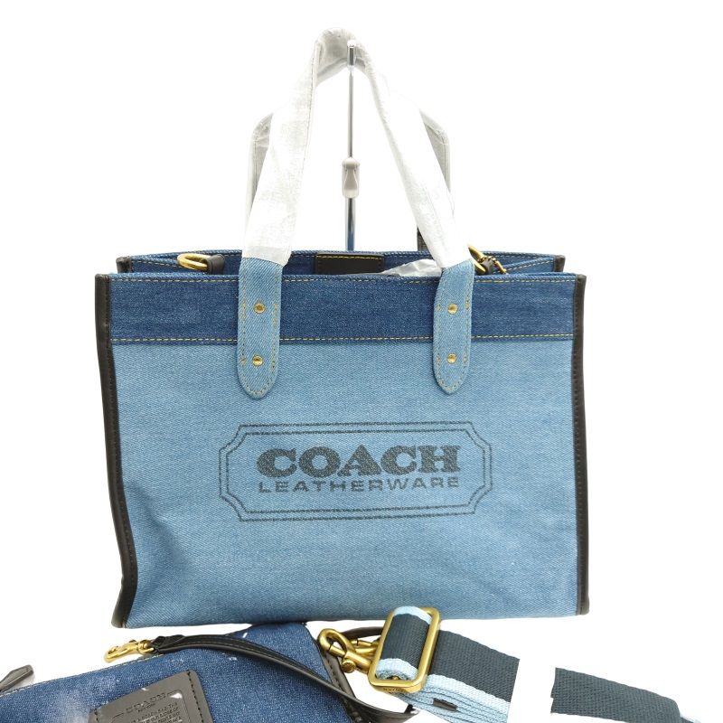 未使用】 コーチ COACH フィールドトート30 2WAY ハンドバッグ