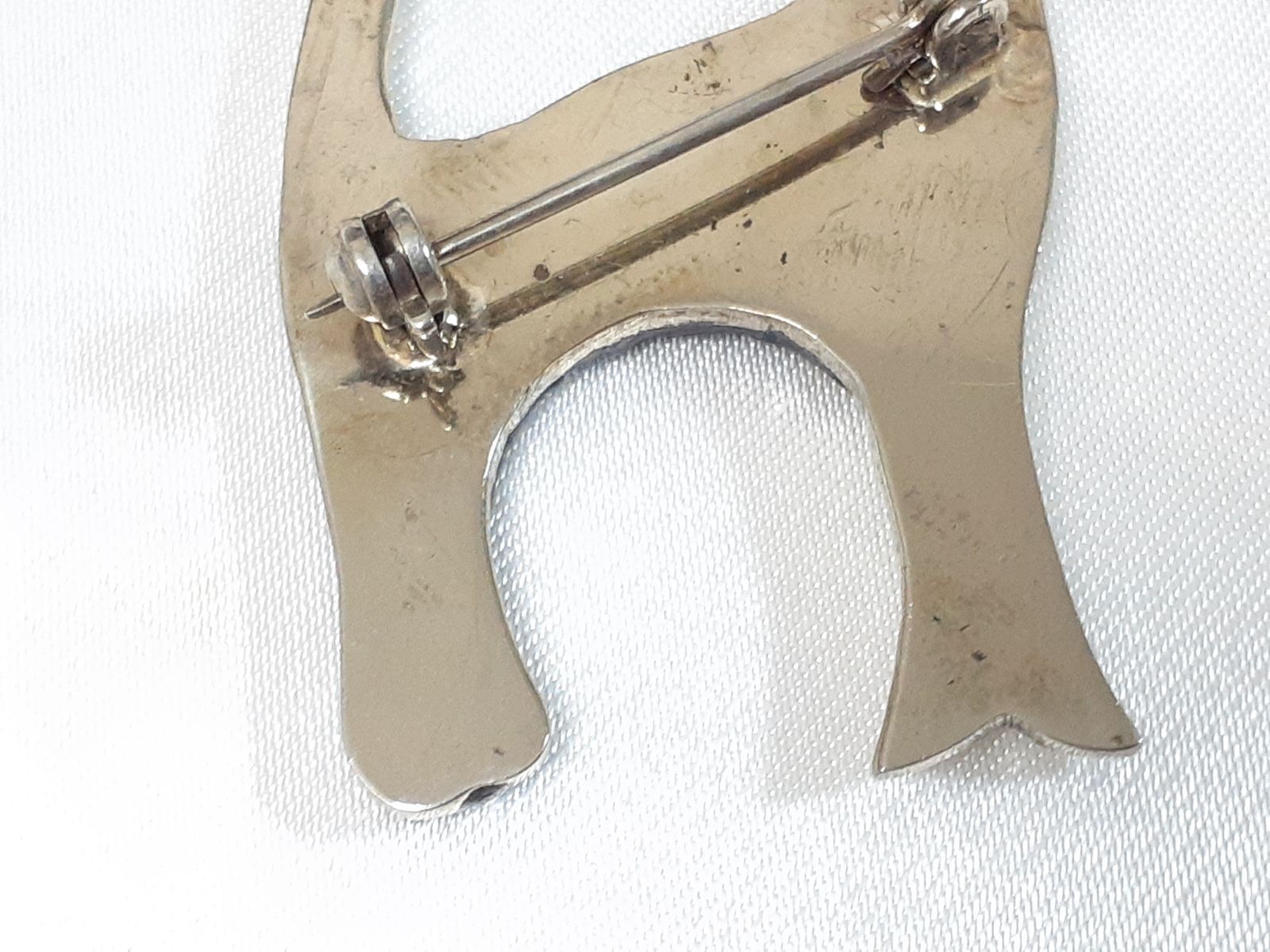 ブローチ ヴィンテージ メキシコ シルバー ネコ SILVER