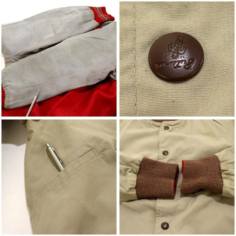 50s vintage BUTWIN リバーシブル スタジャン メンズ Lサイズ相当