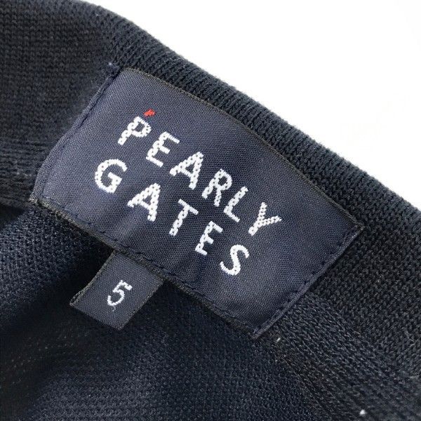 PEARLY GATES パーリーゲイツ 半袖ポロシャツ ネイビー系 5