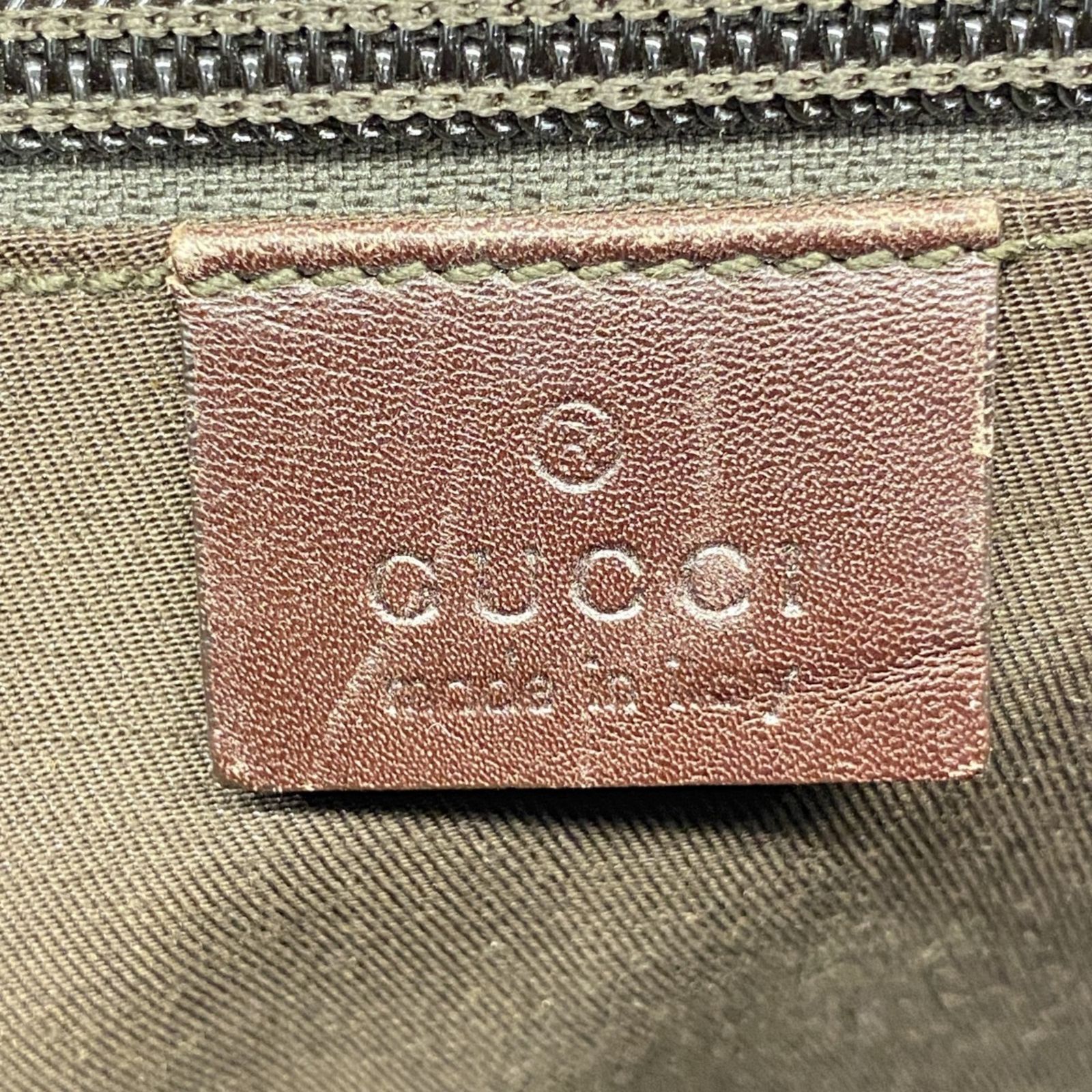 GUCCI グッチ シマ レザー メッセンジャー ショルダーバッグ 145844