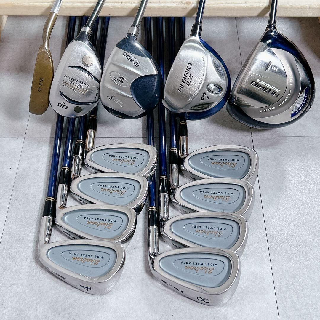 X595 ブリヂストン ダンロップ メンズ ゴルフ クラブ セット 13本 R