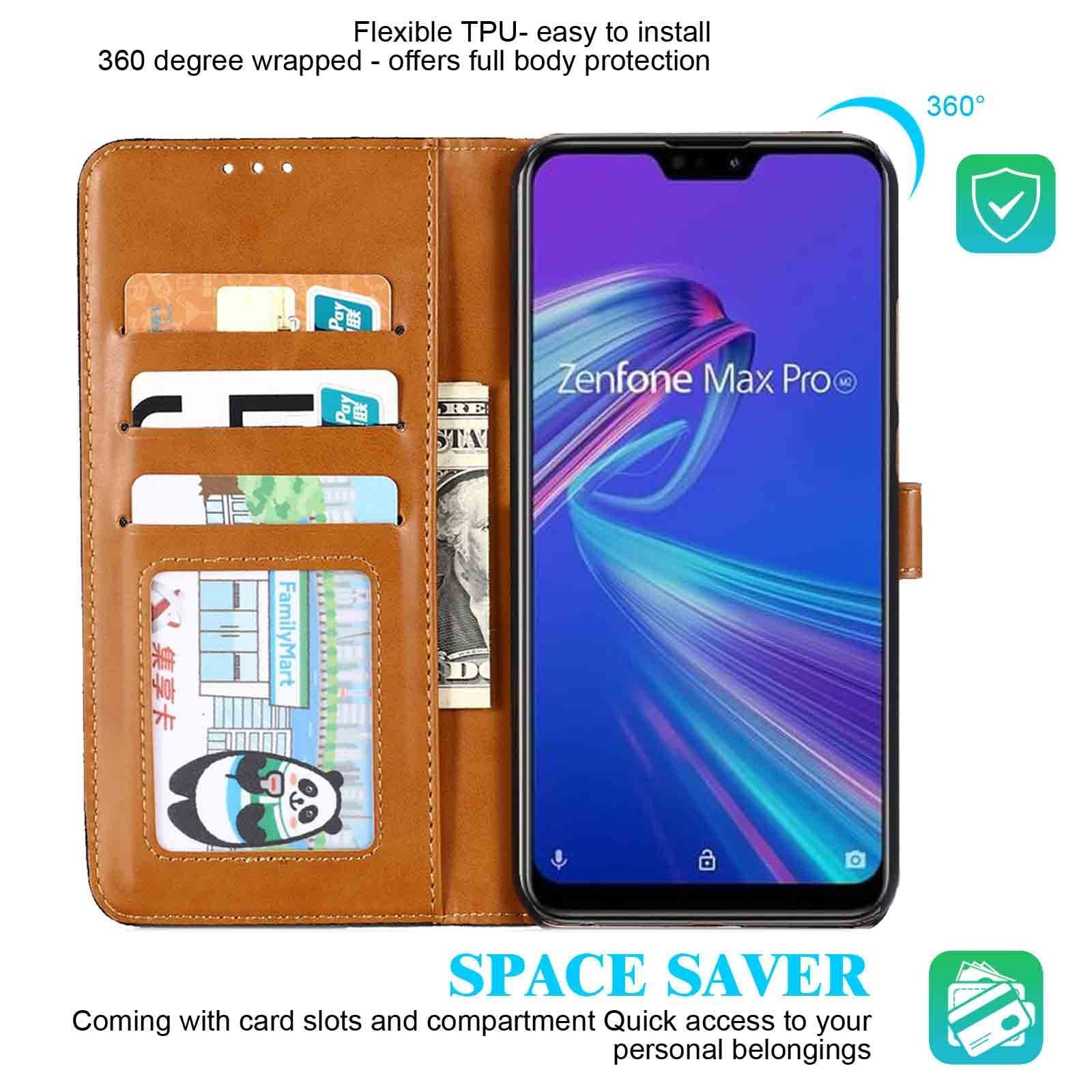 FFコラボ　ダイス、ケースセット 人気商品】ZB631KL (M2) 対応 ASUS デニム材料 手帳ケース Pro