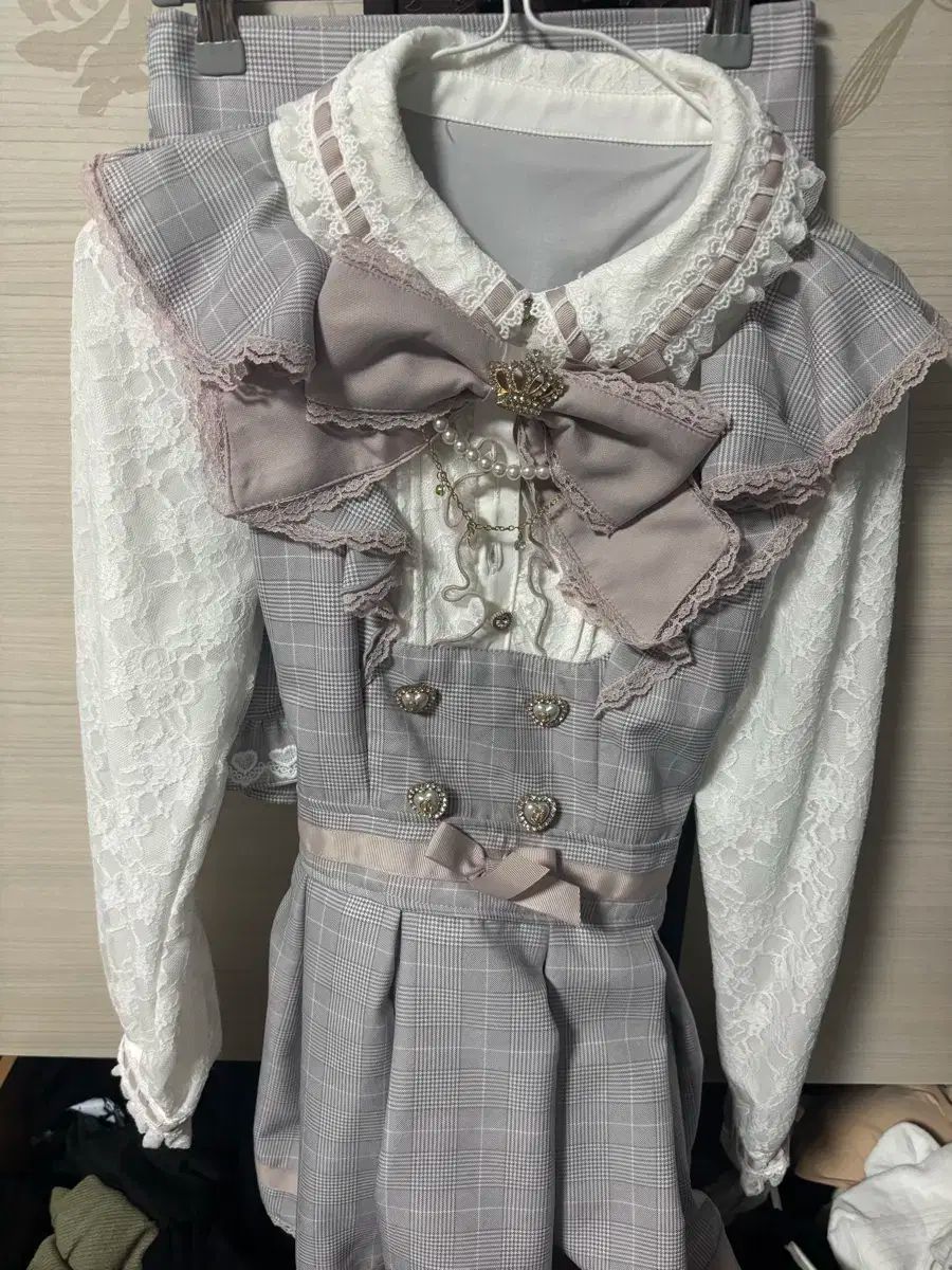 LIZ LISA リズリサ lizlisa フリル セットアップ グレー 量産型 地雷系 量産型地雷系