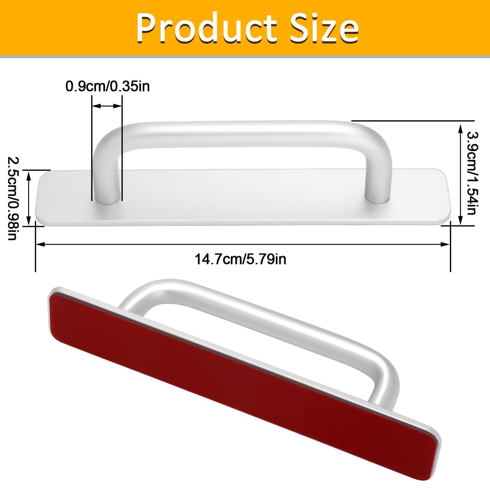 高品質 どこでもフック 下止め 5.9×1.9×奥行4.5cm 耐荷重1.5kg (100円