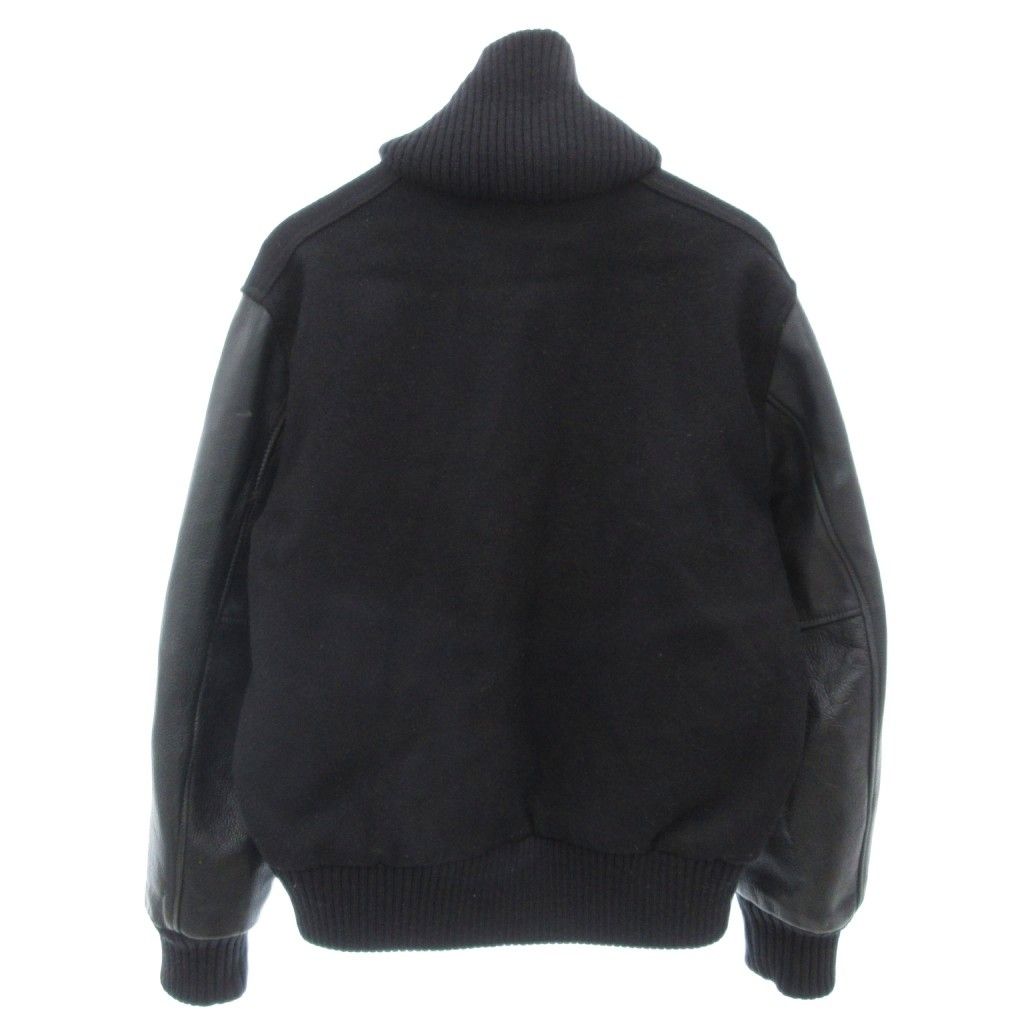 SKOOKUM Vanson スタジャン ブラック サイズL SKOOKUM スクーカム スタジャン バーシティジャケット Varsity