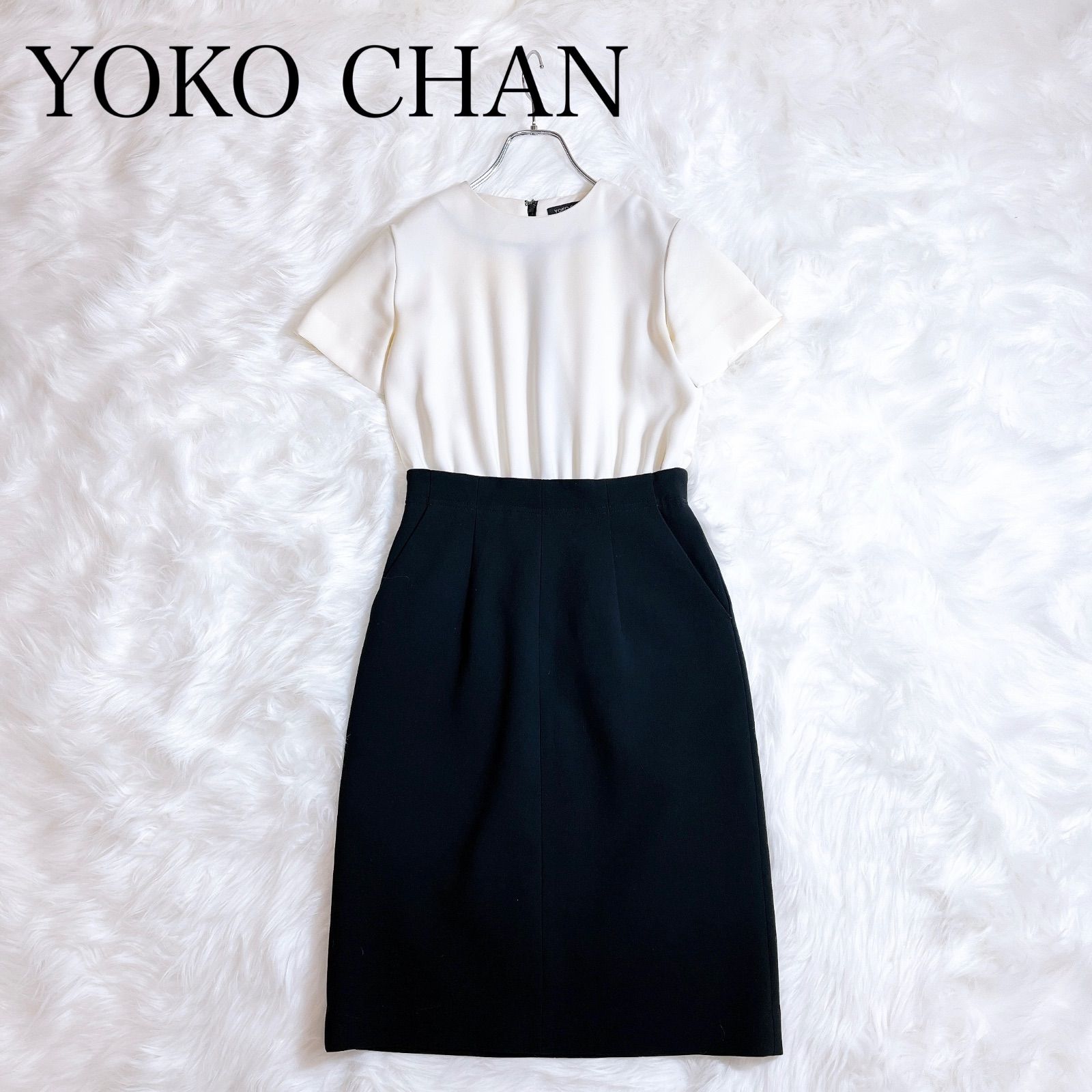 まるやま様　yoko chanヨーコチャン レイヤードドレスワンピース 切り替え 中古・古着通販】YOKO CHAN (ヨーコチャン) バックジップ