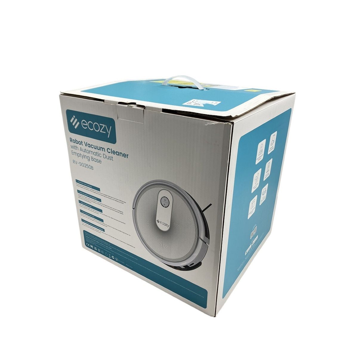 ecozy RV-SG250B お掃除ロボット 掃除水拭き両用 自動ゴミ収集 エコジー ♥ W10462213