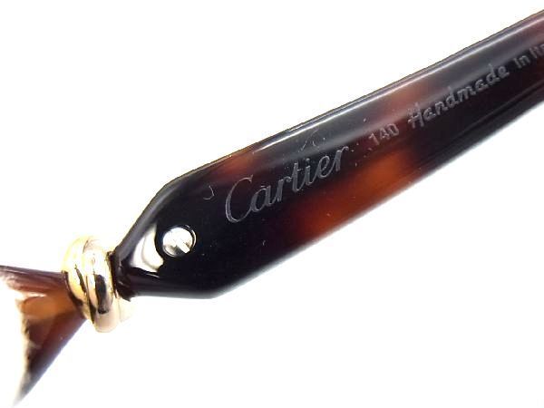 □新品□未使用□ Cartier カルティエ トリニティ べっ甲調 サングラス メガネ 眼鏡 アイウェア レディース メンズ ブラウン系  BB7102UZ - メルカリ