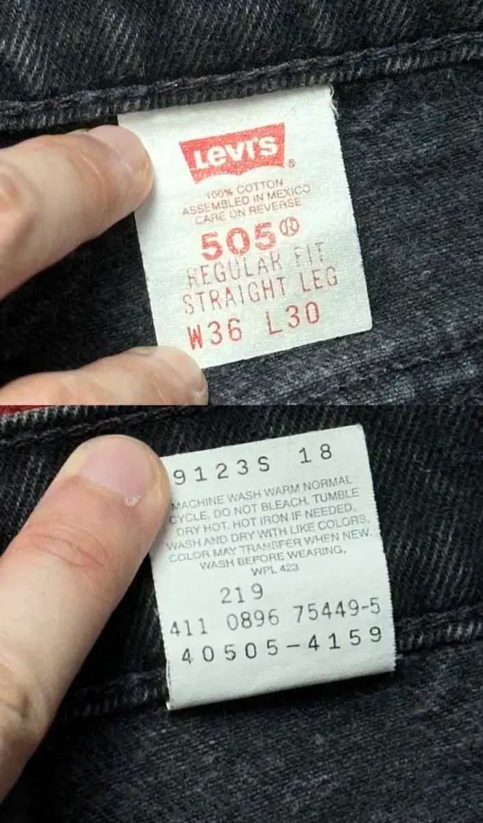 中国から輸入最大20％オフ。 90 s ヴィンテージ LEVI S 505 ブラック ブラックデニム ブーツカット オレンジタブ