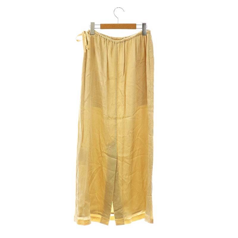 INSCRIRE カバースカート　アンスクリア アンスクリア INSCRIRE Cupra Washer Maxi Skirt マキシスカート