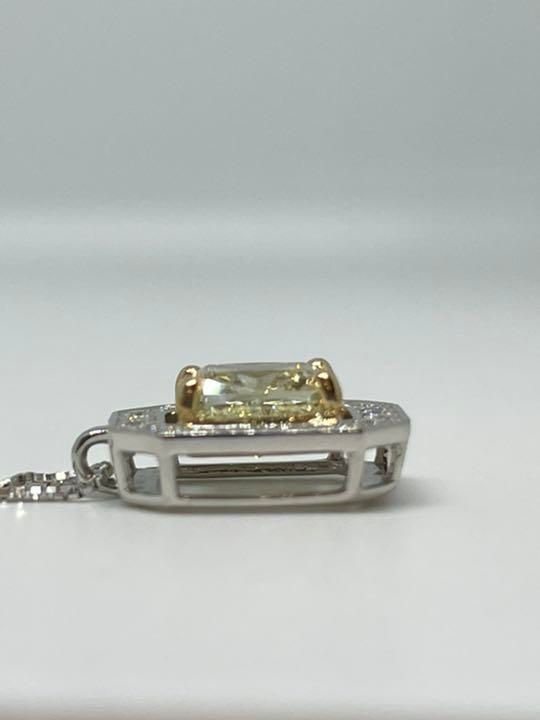 新品】Pt/K18クッションカットダイヤ1.20ctペンダント - メルカリ