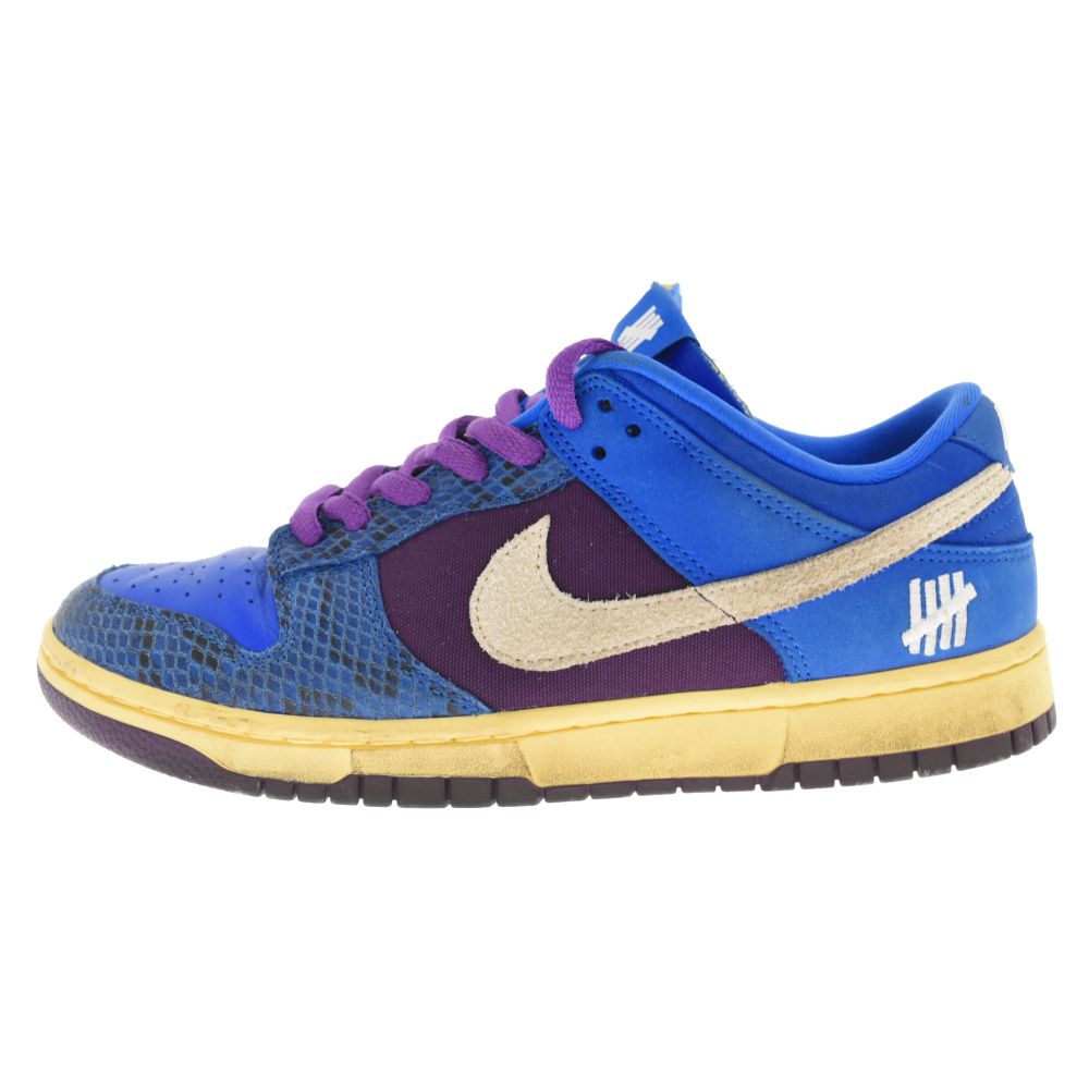 NIKE (ナイキ) ×UNDEFEATED DUNK LOW SP×アンディフィーテッド ダンク ローカットスニーカー ブルー US9/27cm  DH6508-400