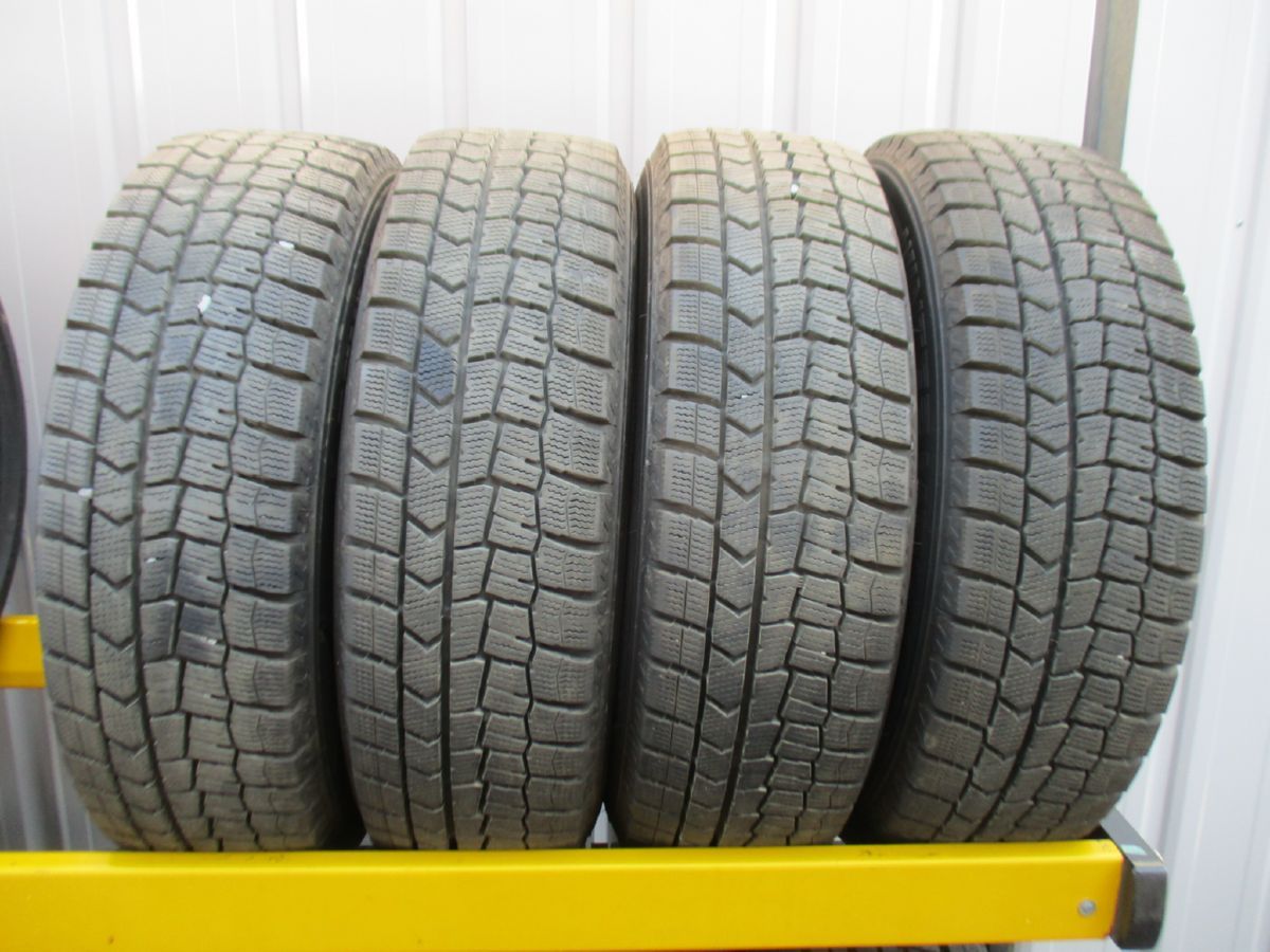 175|65R15 84Q ダンロップ WINTER MAXX WM02 スタッドレス 2021年製 4本 送料込 20657 インボイス領収書発行