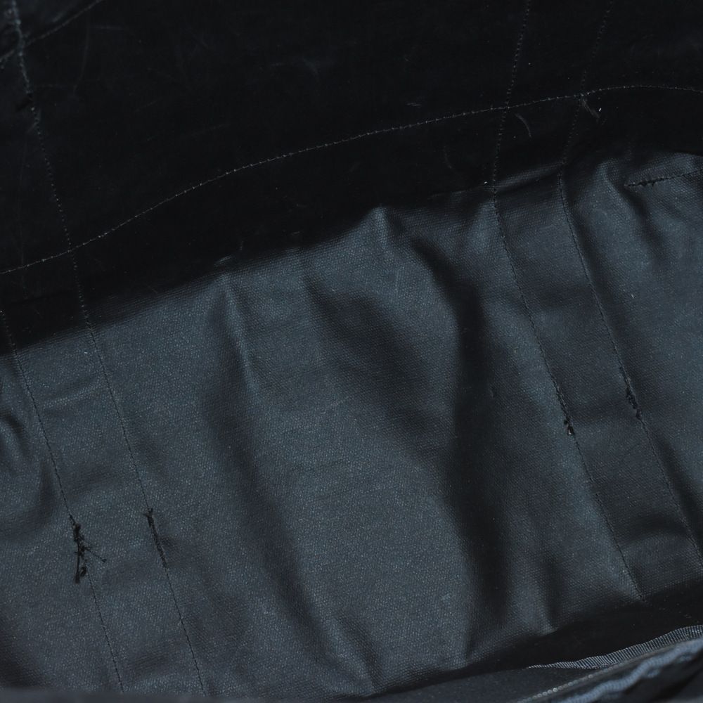 STUSSY (ステューシー) ×NIKE Tote Bag Black×ナイキ キャンバス ロゴプリント ビッグトートバッグ ブラック