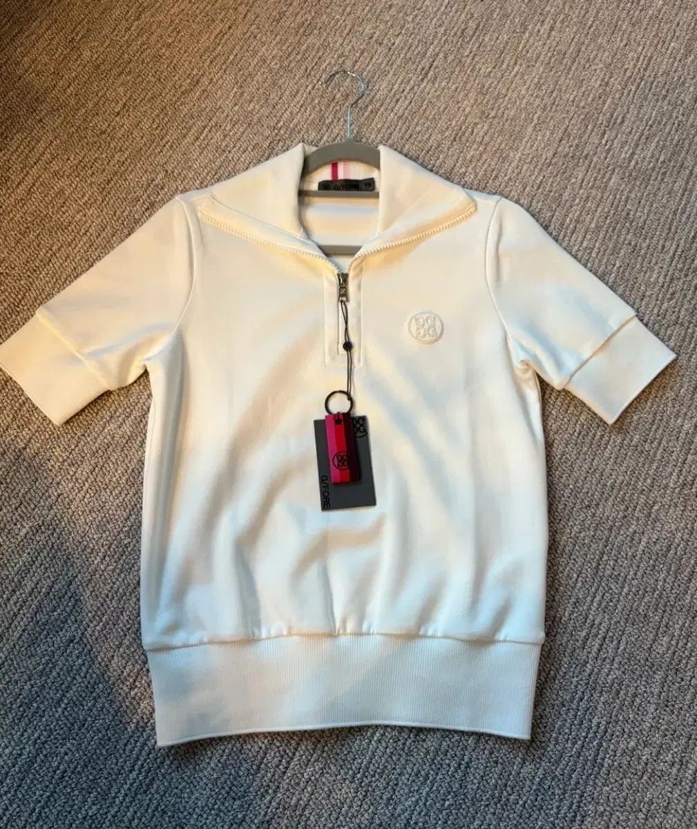 G|FORE ジーフォア ジップアップ 半袖Tシャツ