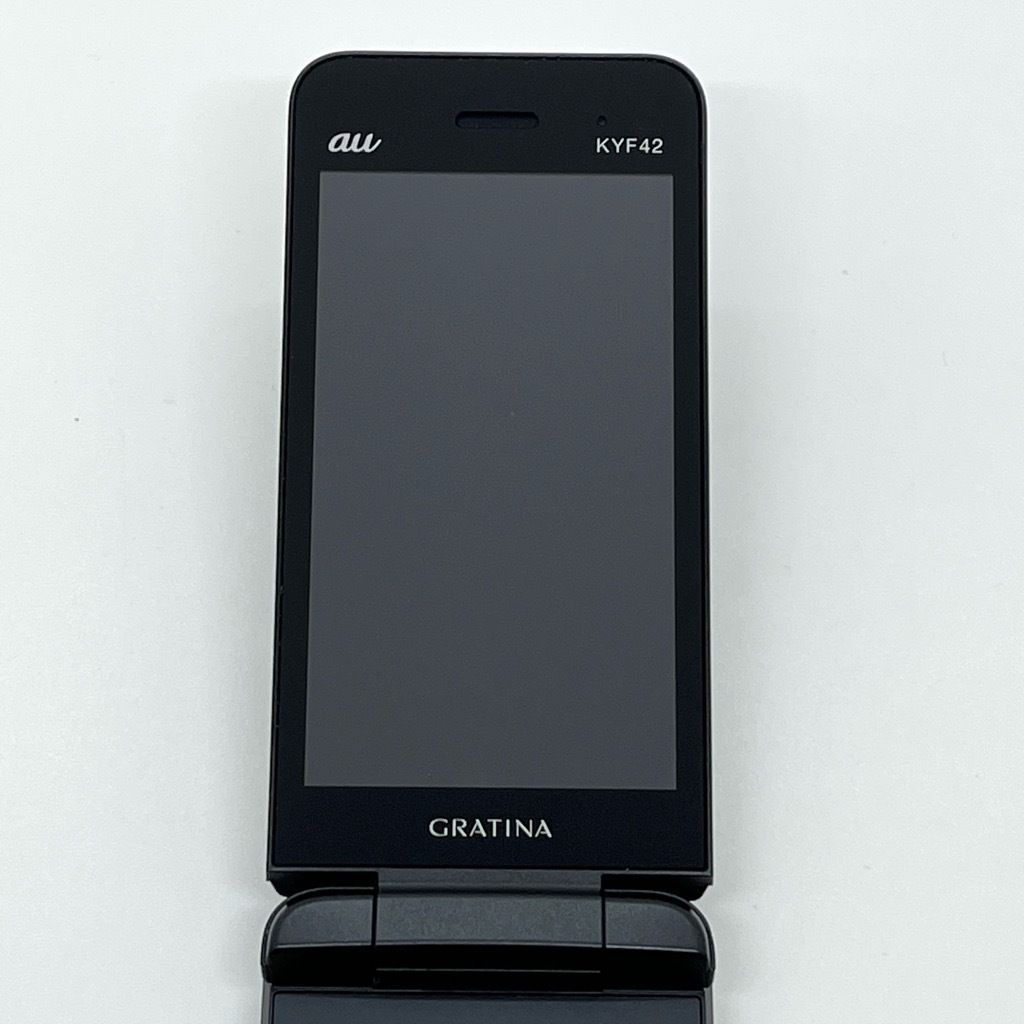 【美品】ａｕ GRATINA KYF42 ブラック Amazon | au GRATINA KYF42 SKA ブラック【SIMフリ−解除済