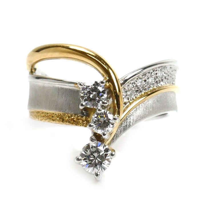 NOBUKO ISHIKAWA 石川暢子 K18YG イエローゴールド Pt900プラチナ as  