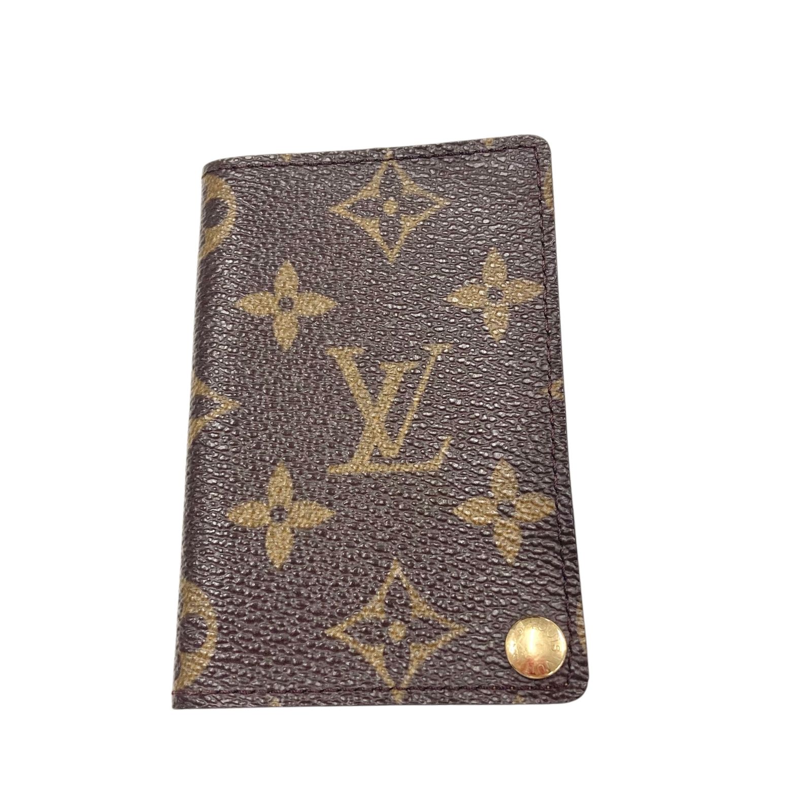 真贋判定済 LOUIS VUITTON ルイヴィトン ポルトカルトクレディプレッシオン M60937 モノグラム カードケース B0521388RM